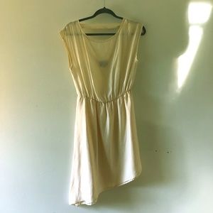 Scoop NYC brand asymmetrical silk dress